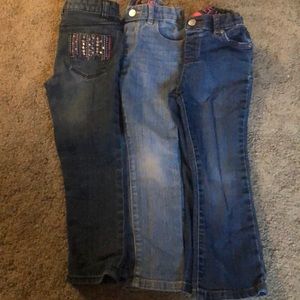 3 pairs of jeans